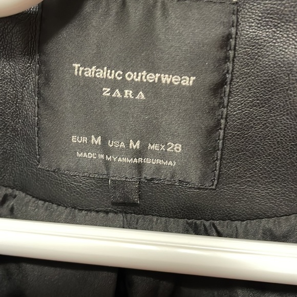 Zara leather jacket - Picture 3 of 4
